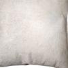 18" X 18" X 5" Off White Cowhide  Pillow