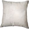 18" X 18" X 5" Off White Cowhide  Pillow