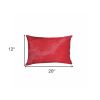 12" X 20" X 5" Firecracker Cowhide  Pillow