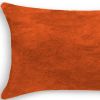 12" X 20" Orange Throw Pillow
