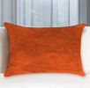 12" X 20" Orange Throw Pillow