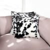 18" X 18" X 5" Sugarland Black And White Faux  Pillow 2 Pack