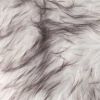 Set of Two 18" Brown And Off White Throw Pillows