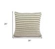 20" Tan Throw Pillow