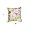 18" Blue and Pink Throw Pillow Cover