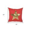 18" Gold Throw Pillow Cover