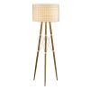 22 X 22 X 66 White Aluminum Floor Lamp