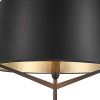 24 X 24 X 67 Black Steel Floor Lamp