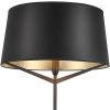 24 X 24 X 67 Black Steel Floor Lamp