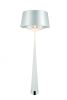 24 X 24 X 67 White Carbon Floor Lamp