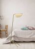 48" Gold Contemporary Geo Floor Lamp
