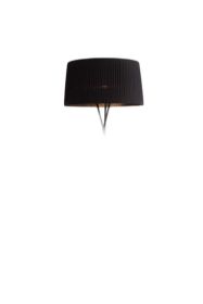 20 X 20 X 69 Black Carbon Floor Lamp