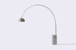 75 X 79 White Aluminum Floor Lamp