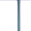 60" Traditional And Trendy Black Metal Floor Lamp With White Shade