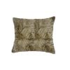 Set of Two 18" Taupe Sheepskin Throw Pillows