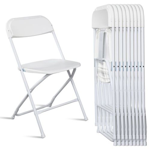10pcs White, Plastic Folding Chair 10pcs White, Plastic Folding Chair