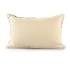 16" X 24" Brown and Ivory Medallion Cotton Lumbar Throw Pillow With Texture