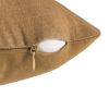20" Natural Patchwork Cotton Throw Pillow