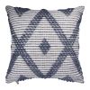 20" Blue Geometric Throw Pillow
