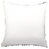 20" Navy and White Geometric Throw Pillow