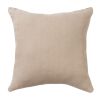 22" X 22" Brown Jute Diamond Throw Pillow