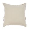 Set of Two Blue Striped Cotton Throw Pillow With Tassels