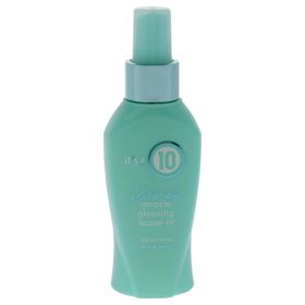 Blow Dry Miracle Glossing Leave-In by Its A 10 for Unisex - 4 oz Treatment
