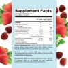 Energy B Complex Vitamin Gummies with B3 B6 B12 and Biotin Energy and Vitamin B Gummies No Artificial Flavors Strawberry Flavor 45 Count