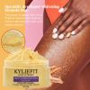 KYLIEFIT Lemon & Turmeric Perfect Combination Body Scrub, Whitening, Moisturizing, Anti Oxidation, Exfoliate,Brighten Skin Tone