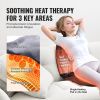 VEVOR Massage Seat Cushion with Heat, 10 Vibration Motor Seat Massage Pad, Vibrating Massage Chair Mat with 5 Modes & 4 Intensities