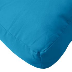 vidaXL Pernă de paleți, albastru deschis, 50x40x12 cm, material textil