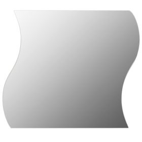 8 Pieces Of 20 X 20cm Corrugated Glass Wall Mirrors (Option: as picture)