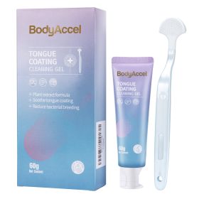 Bodyaccel Tongue Cleansing Gel Tongue Gel Tongue Brush Tongue Coating Clean  Breath Plant Extraction Formula No Preservatives Qinshuang Ice Peach (Option: Tongue Cleansing)