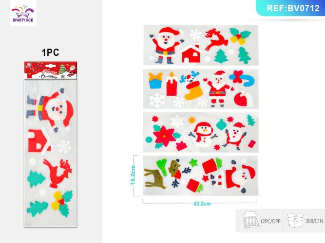 Christmas Jelly Stickers Four Mixed Bags