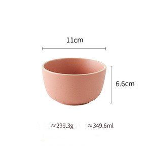 Pure Color Matte Ceramic Plate
