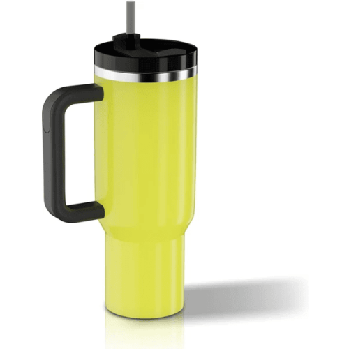 40 Oz Tumbler With Handle And Straw Lid, Insulated Stainless Steel Double Wall Spill Proof Water Bottle Travel Mug 40 Oz Tumbler With Handle And Straw Lid, Insulated Stainless Steel Double Wall Spill Proof Water Bottle Travel Mug