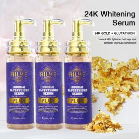 AILKE Skin Lightening Bleaching Cream, Remove Melanin, Black Spots, Cleaning, For Dark Skin, Black Skin, And Caramel Skin (Color: 3 Bottle Serum)