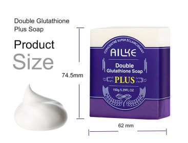 AILKE Skin Lightening Bleaching Cream, Remove Melanin, Black Spots, Cleaning, For Dark Skin, Black Skin, And Caramel Skin (Color: Soap)