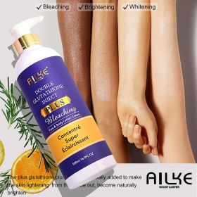 AILKE Glutathione PLUS Skin Care Set, Advanced Lightening Lotion, Moisturizes softens skin, Skin Glowing Range for Men Women (Color: Body Lotion)