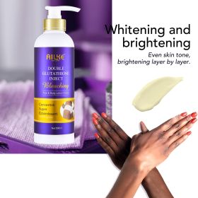 AILKE Reduce Melanin And Pigmentation Body Lotion, 24-Hour Moisturizing And Brightening Skin Tone, Huge Bottle With Pump 500ml (Color: Glutathione Lotion)