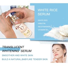 AILKE Face And Body Whitening Serum,Hydration Moisturizing, Dark Spots Remover, Skin Glowing,Wrinkle Treatment 100ML/3.52FL.OZ (NET WT: Rice Serum)