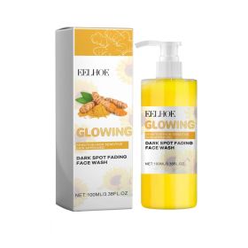 Eelhoe Turmeric Whitening Cleanser Deep Cleansing Face To Remove Makeup Refreshing And Non-Tight Turmeric Cleanser (Quantity: 4pcs)