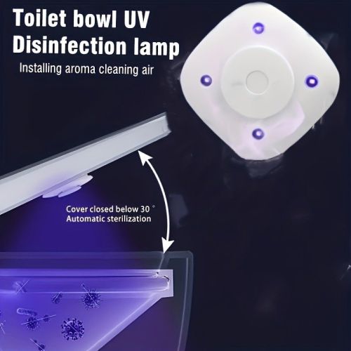 Toilet Disinfection Lamp, Easy To Operate And Easy To Install, Protect The Health Of Your Family, And Deeply Purify The Toilet.