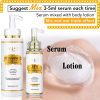 AILKE Vitamin C Brightening Body Lotion, Anti-Wrinkle, Skin Firming, Even Skin Tone Body Cream,With Hyaluronic Acid, Shea Butter
